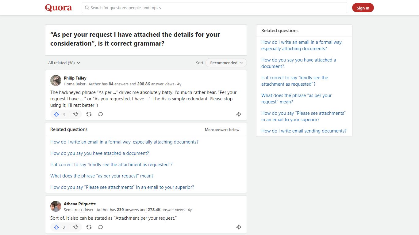 “As per your request I have attached the details for your ... - Quora